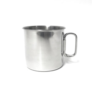 Stainless steel camping mug